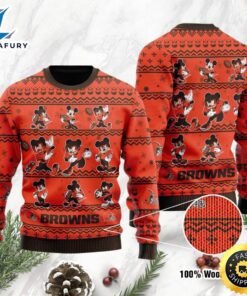 Cleveland Browns Mickey Mouse Holiday…