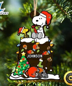 Cleveland Browns Snoopy NFL Christmas…
