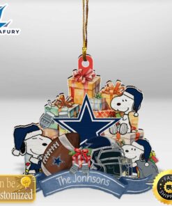 Dallas Cowboys Snoopy Christmas Personalized…