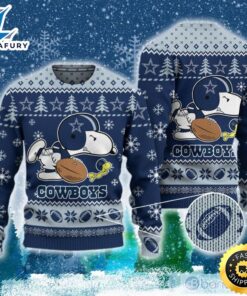 Dallas Cowboys Snoopy Ugly Christmas…