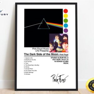 Dark Side Of The Moon Poster Pink Floyd Poster Canvas