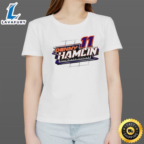 Denny Hamlin Joe Gibbs Racing Team Collection 2024 Schedule T-Shirt