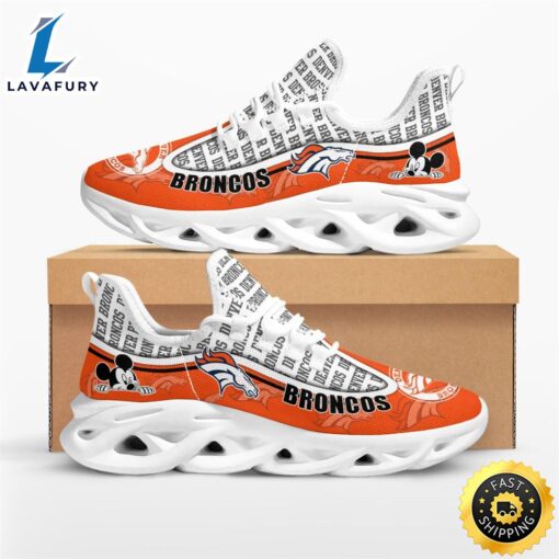 Denver Broncos Mickey Mouse Max Soul Shoes