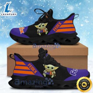 Fedex Logo Hot Trend Baby Yoda Max Soul Shoes Gift For Men And Women