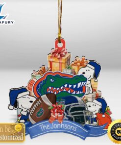 Florida Gators Snoopy Christmas Personalized…