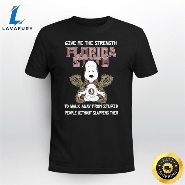 Florida State Seminoles Snoopy Yoga Give Me The Strength Limited Edition