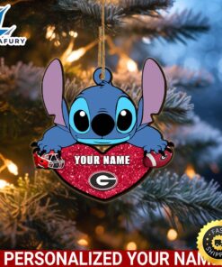 Georgia BulldogsStitch Custom Name Ornament…