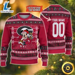 Georgia Bulldogs Mickey Ugly Christmas…