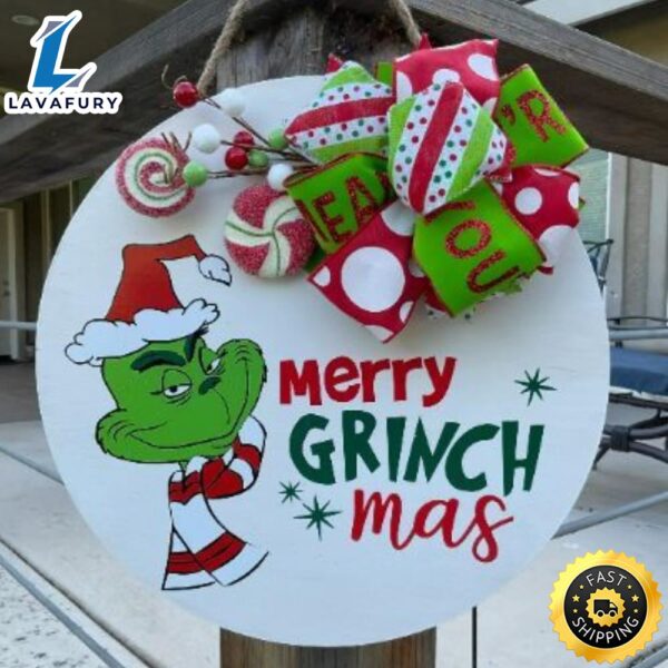 Grinch Chipi Cute Merry Christmas Grinch 2023 Grinch Merry Christmas Sign