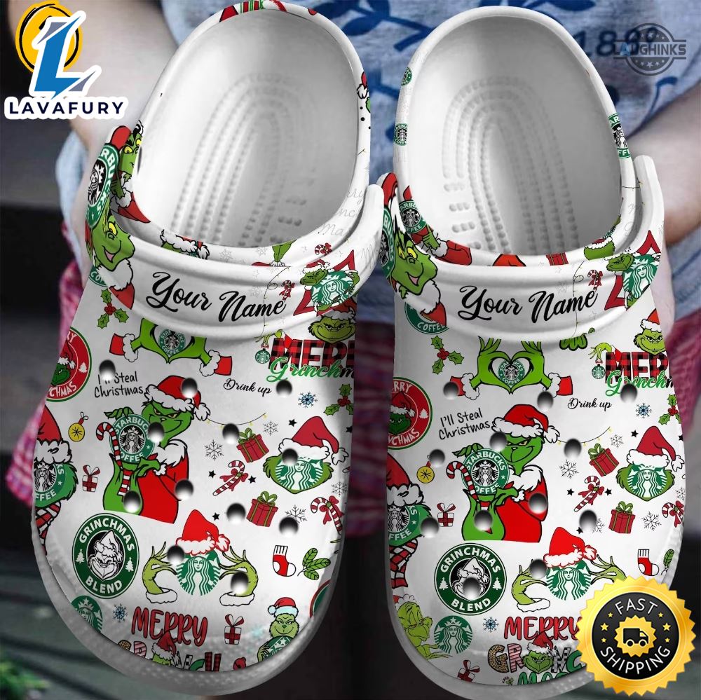 Merry Christmas Green Grinch Clogs, The Grinch Gifts, The Grinch Clogs ...