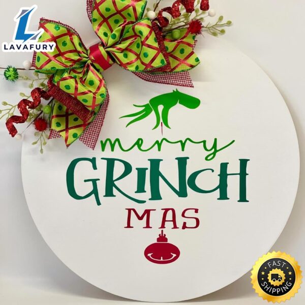 Grinchmas Movie Merry Christmas Grinch 2023 Grinch Merry Christmas Sign