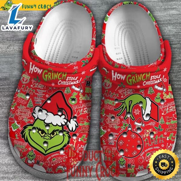 How The Grinch Stole Christmas Crocs Slippers – Discover Comfort And Style Clog Shoes With Funny Crocs