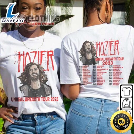 Hozier Unreal Unearth Tour Dates 2023 Merch Shirt Dates