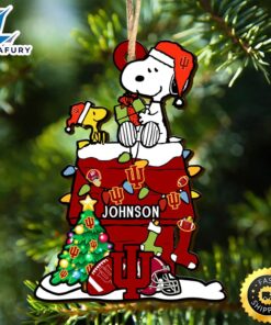 Indiana Hoosiers Snoopy Christmas NCAA…