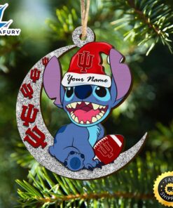 Indiana Hoosiers Stitch Christmas Ornament…