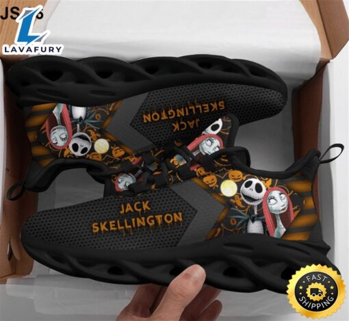 Jack Skellington And Sally Halloween Max Soul Shoes