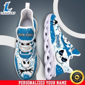 Jack Skellington Detroit Lions White NFL Clunky Shoess Personalized Your Name