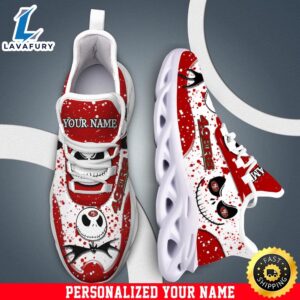 Jack Skellington San Francisco 49ers White NFL Clunky Shoess Personalized Your Name