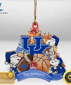 Kentucky Wildcats Snoopy Christmas Personalized…