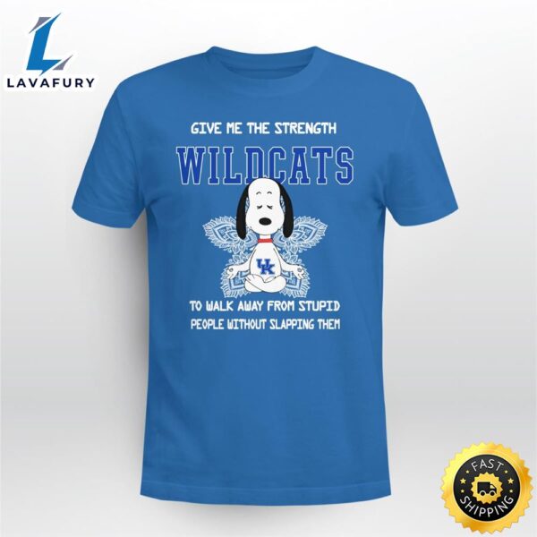 Kentucky Wildcats Snoopy Yoga Give Me The Strength Limited Edition