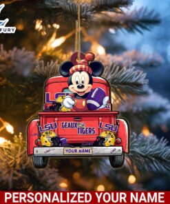 LSU TIGERS Mickey Mouse Ornament…