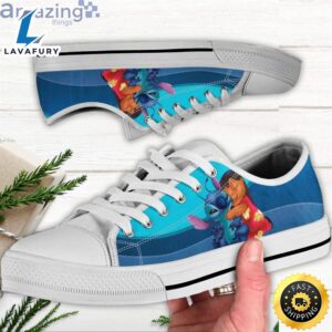 Lilo And Stitch Low Top Canvas Shoes