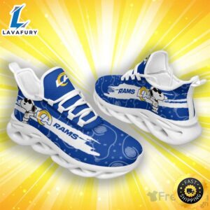 Los Angeles Rams Snoopy Exclusive Max Soul Shoes