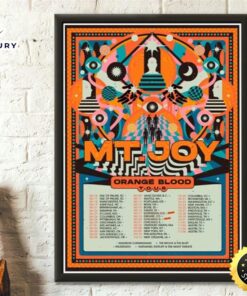 MT.Joy Tour 2023 Poster, MT.Joy Tour Poster Canvas