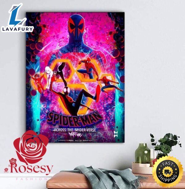 Marvel Spider Man Across The Spider Verse Poster Wall Art