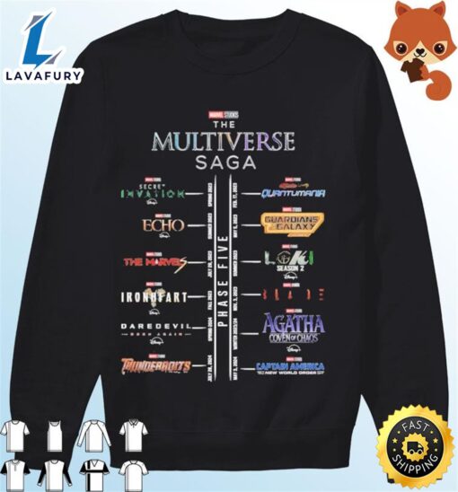 Marvel Studios The Multiverse Saga Phase Five Shirt