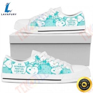 Mens Womens Blue Snoopy Low…