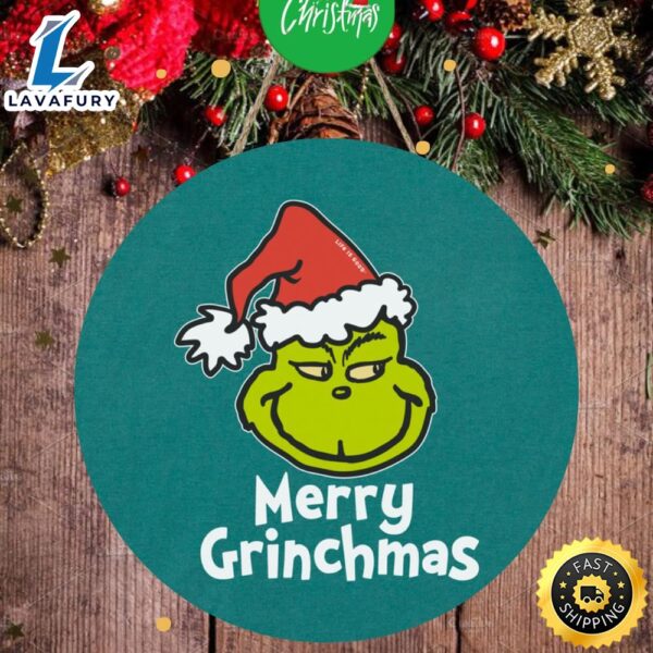 Merry Grinchmas Funny Grinch Face 2023 Grinch Merry Christmas Sign