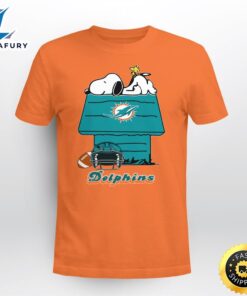 Miami Dolphins Snoopy T-shirt Limited…