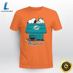 Miami Dolphins Snoopy T-shirt Limited…