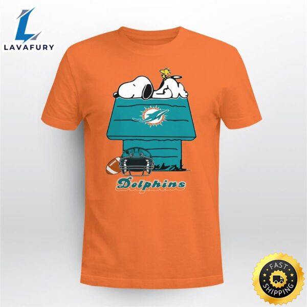Miami Dolphins Snoopy T-shirt Limited Edition