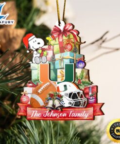 Miami Hurricanes And Snoopy Christmas…