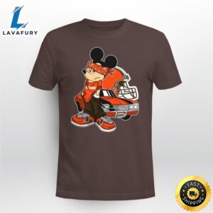 Mickey Mouse Cleveland Browns Super Cool Tshirt