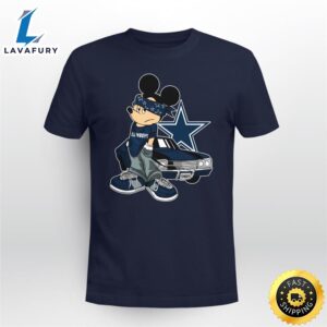 Mickey Mouse Dallas Cowboys Super Cool Tshirt