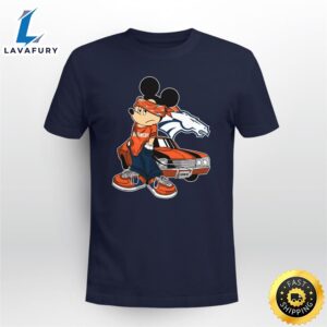 Mickey Mouse Denver Broncos Super Cool Tshirt