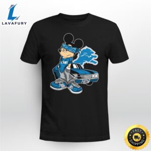 Mickey Mouse Detroit Lions Super Cool Tshirt