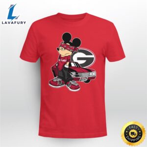 Mickey Mouse Georgia Bulldogs Super Cool Tshirt