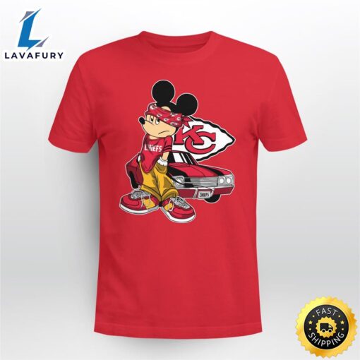 Mickey Mouse Kansas City Chiefs Super Cool Tshirt