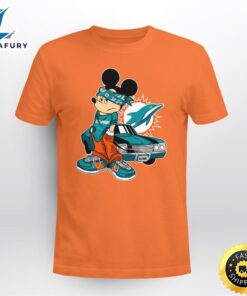 Mickey Mouse Miami Dolphins Super Cool Tshirt