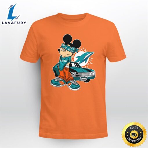 Mickey Mouse Miami Dolphins Super Cool Tshirt