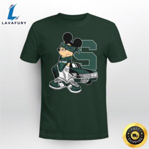 Mickey Mouse Michigan State Spartans Super Cool Tshirt