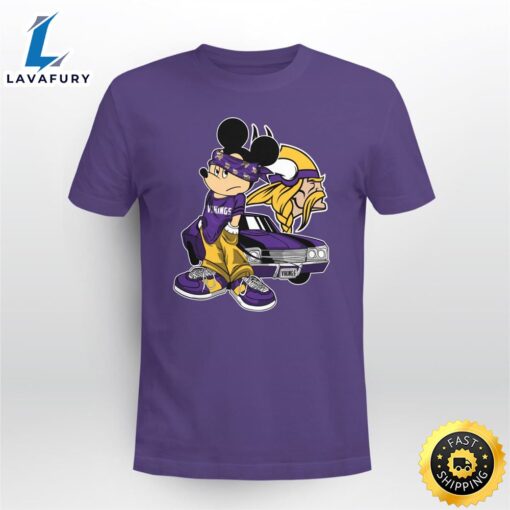 Mickey Mouse Minnesota Vikings Super Cool Tshirt