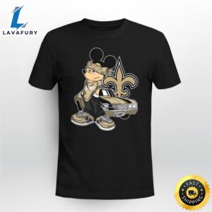 Mickey Mouse New Orleans Saints Super Cool Tshirt