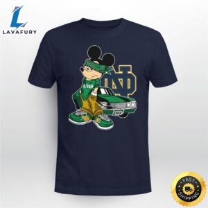 Mickey Mouse Notre Dame Fighting Irish Super Cool Tshirt