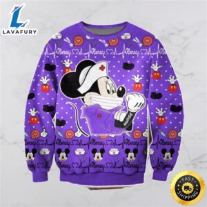 Mickey Nurse Ugly Christmas Sweater,