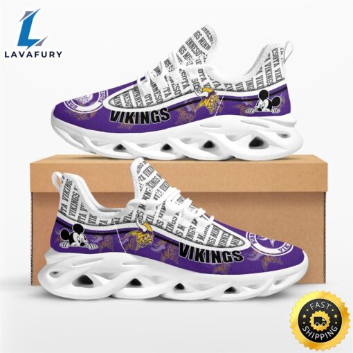 Minnesota Vikings Mickey Mouse Max Soul Shoes